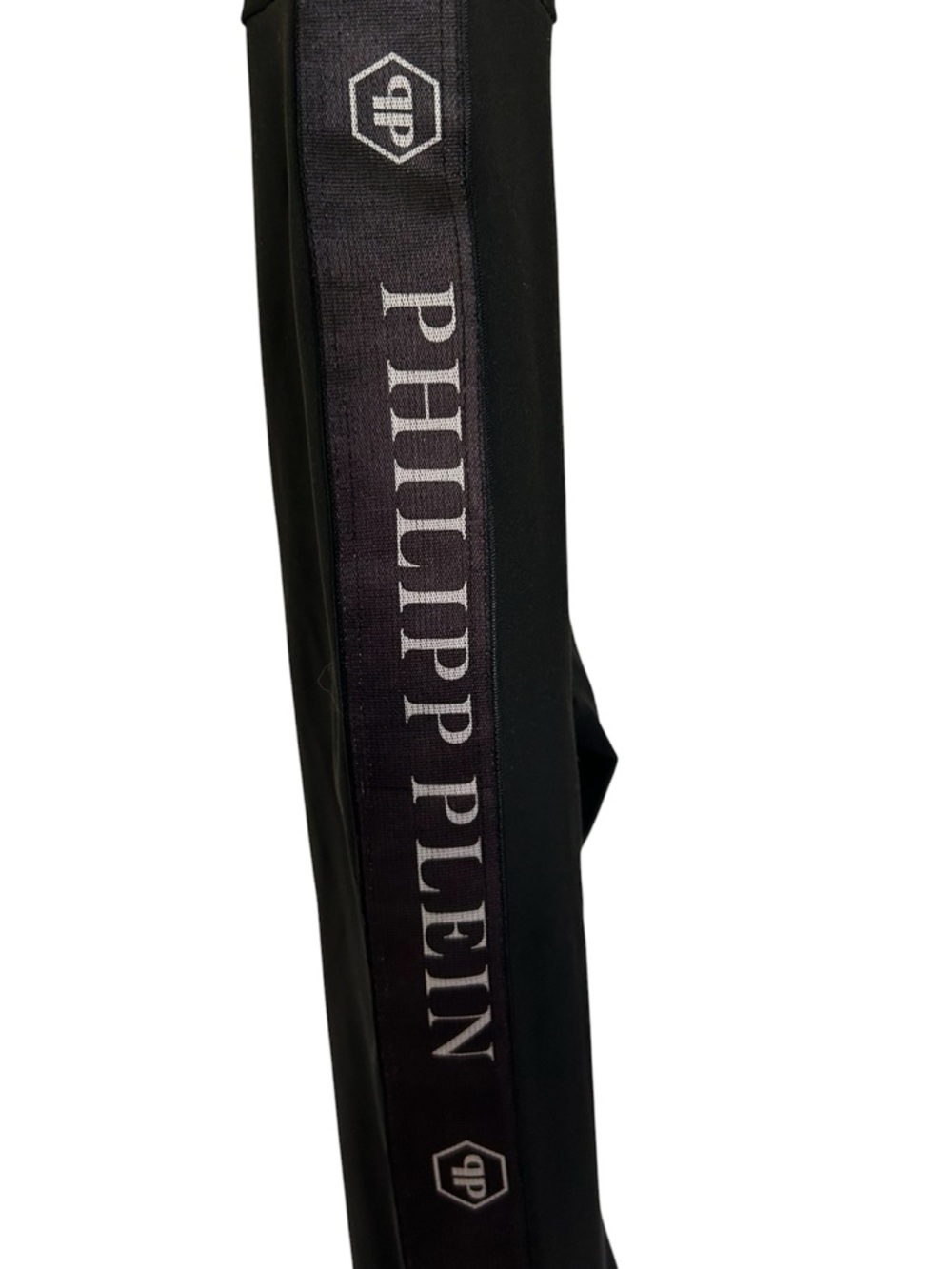 Philipp Plein Black Logo Flare Stretch Jumpsuit $1290. Luxury Designer  Size XS - Picture 4 of 6